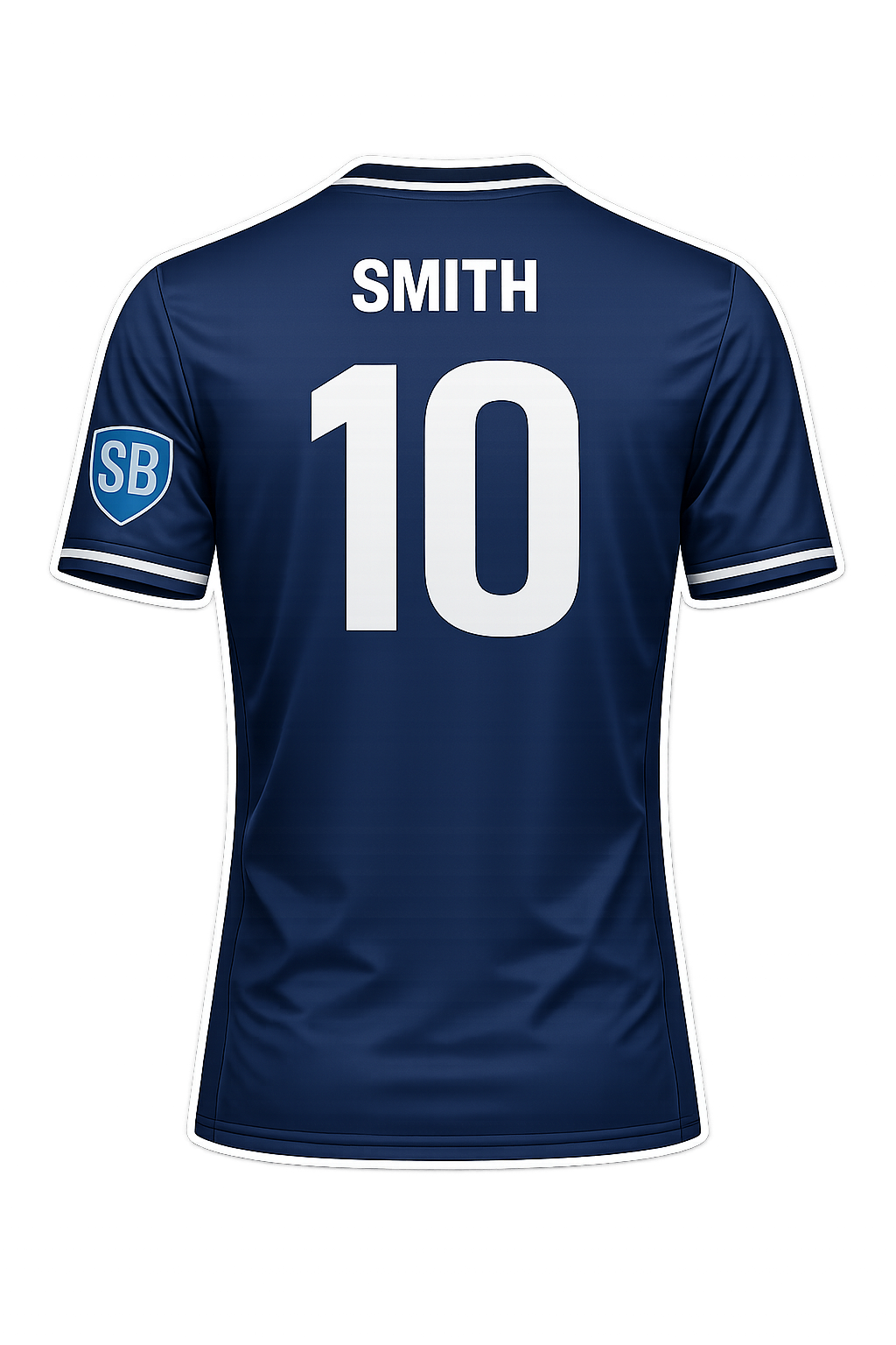 Custom embroidered football jersey — SMITH 10